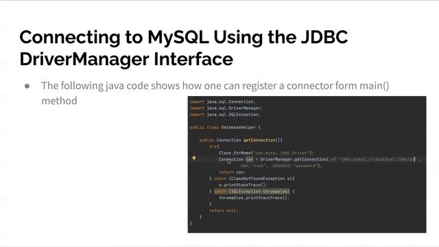 CS141Presentation - MySQL connector смотреть онлайн