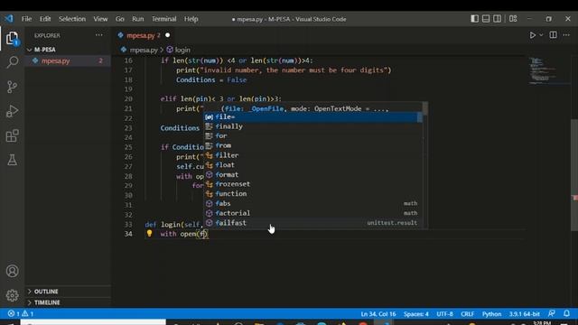 Creating M-PESA using python. part 1 login/ register смотреть онлайн