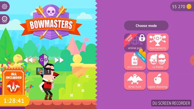 Как взломать Bowmasters на всех персонажей без рут прав? ОТВЕТ! 2017-2018 смотреть онлайн