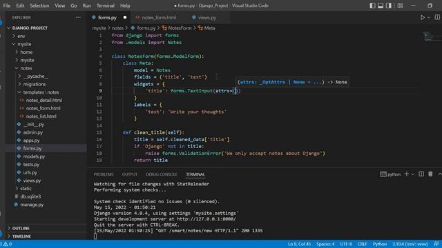 [Part-35] Django 4 Note-Taking App Tutorial: Adding Layouts To Django Forms смотреть онлайн