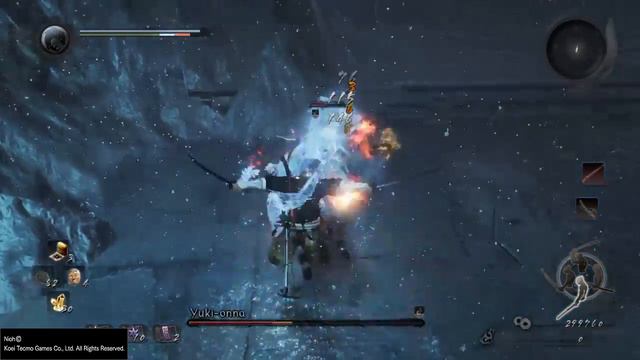 Nioh: Yuki-Onna Boss Fight смотреть онлайн