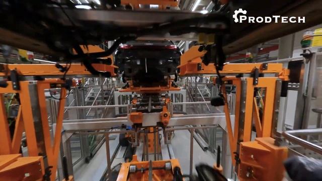 FACTORY TOUR: 2023 Audi Q8 e-tron EV Production at Brussels Plant смотреть онлайн