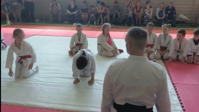 Айкидо для детей. Занятия айкидо. Супер Аня занимается Айкидо