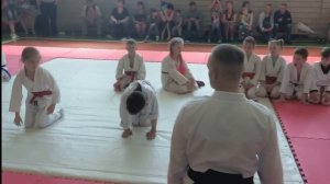 Айкидо для детей. Занятия айкидо. Супер Аня занимается Айкидо