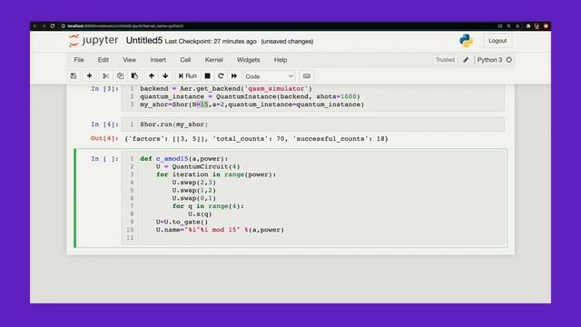 Shor's Algorithm — Programming on Quantum Computers — Coding with Qiskit S2E7 смотреть онлайн