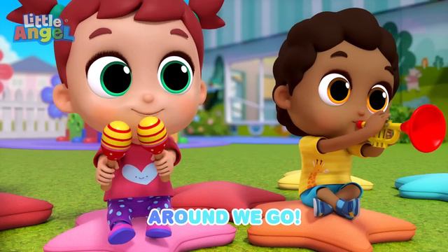 Musical Chairs Song | @LittleAngel Kids Songs & Nursery Rhymes