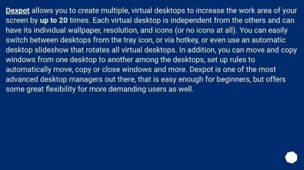 Virtual Desktop Manager for Windows 7