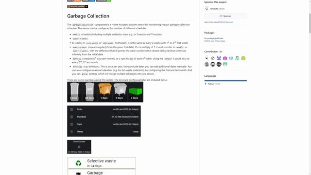 Scheduling in Home Assistant with Garbage Collection integration, Google Calendar and sensors смотреть онлайн