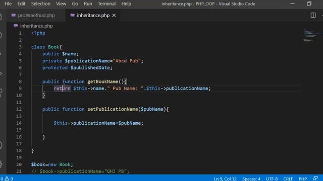 04. What is Access Modifier and Inheritance in OOP | Learn OOP in PHP смотреть онлайн