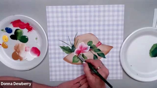 Learn to Paint One Stroke - Relax and Paint With Donna_ Spring Bonnet _ Donna Dewberry 2023 смотреть онлайн