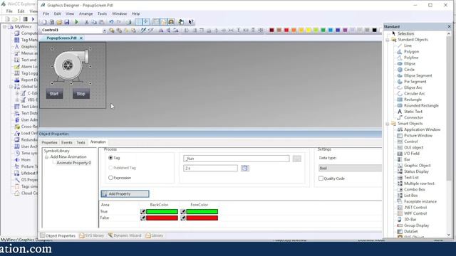 Motor Popup in WinCC Explorer 7.5 | Picture window configuration & Tag Prefix | Hindi смотреть онлайн