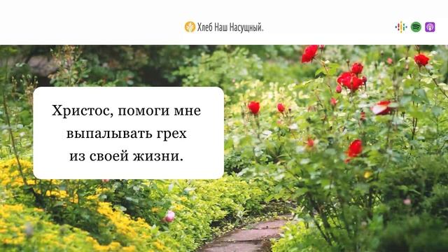 Полив сорняков | Ежедневное христианское чтение | 27   апреля 2023