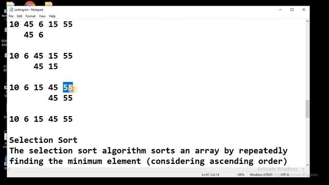 Bubble Sort Java program смотреть онлайн