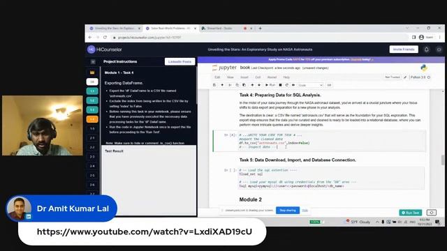 #datascience Live Project: Exploring NASA Astronauts-Solution with Venkata ? #dataanalytics смотреть онлайн