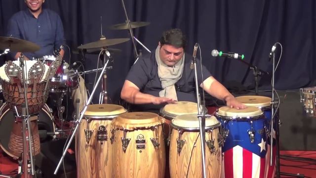 Nitin Shankar Conga Solo At Ustad Taufiq Quresji’s Guru Pournima