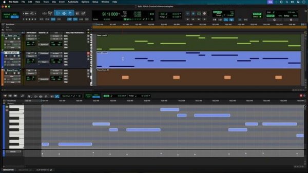 Avid Pitch Control MIDI Plugin — Pro Tools