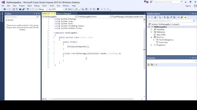 C Sharp Programming 2017: How to Use MessageBox in C# смотреть онлайн