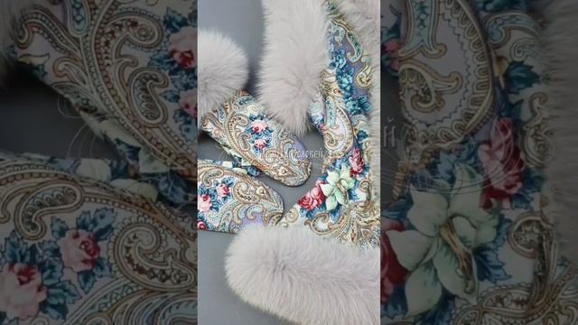 Уникальная одежда из Павловопосадских платков ❤️ смотреть онлайн