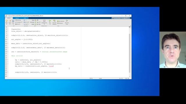 Simple code for iterative image reconstruction (see https://youtu.be/IhETD4nSJec for PYTHON version смотреть онлайн