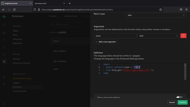 Using PostgreSQL functions to call an API with Supabase смотреть онлайн