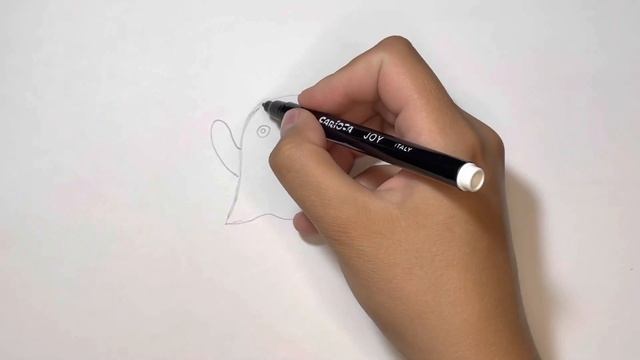 Как нарисовать смайлик привидение ?