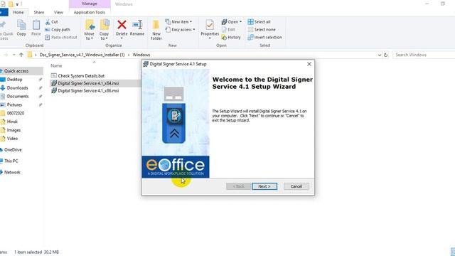 Video 9-eOffice-What is DSC Signer Service for Digital Signing? Its set up & use in eOffice - Hindi смотреть онлайн