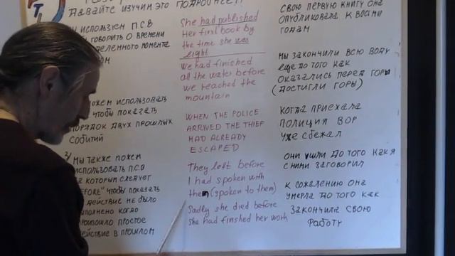 Английское прошедшее совершенное время смотреть онлайн