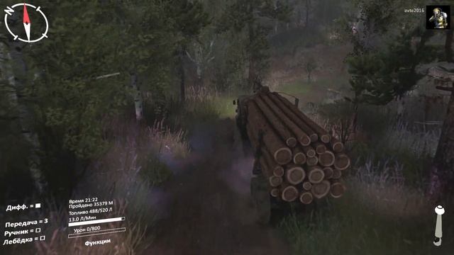 Spintires® Lyazgino v2 / За брёвнами и задача 2 - 100% / часть 7 смотреть онлайн