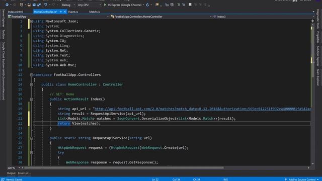 Build football scores app using C# and MVC5 - Chapter 1 смотреть онлайн