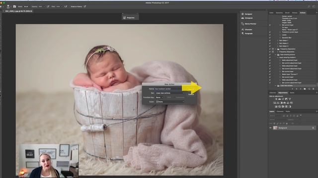 How to Create Photoshop Actions for PERFECT Newborn Photos смотреть онлайн
