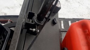 Видео с размерами самодельного снегохода