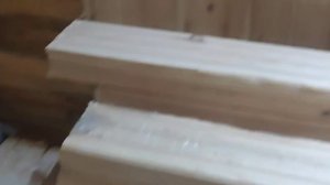 собираю перегородку в бане из имитации бруса 3 сорт