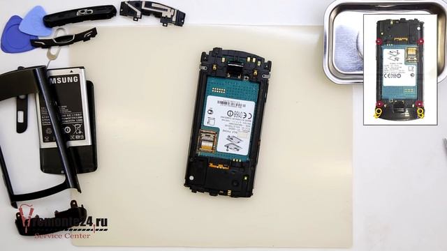 How to disassemble ? Samsung GT-S8530 Wave II Take apart Tutorial смотреть онлайн