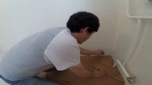 Своими руками укладка ламината.Видео, по диагонали,легко, без порогов