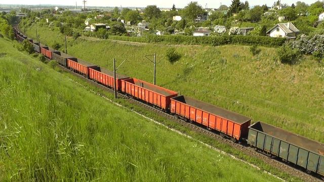 Skoda E 181 083-7 & T448p-089 DB Schenker смотреть онлайн
