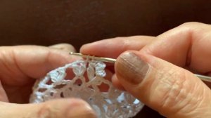 Нарядный ангел связанный крючком - МК #8