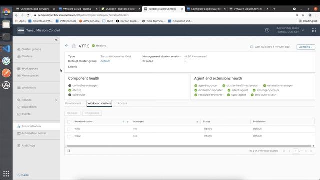 Kubernetes Provisioning and Management with Tanzu Mission Control and VMware Cloud смотреть онлайн
