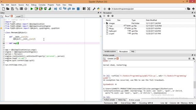 Python - PyQt5 - Qml Tutorial - Working with Signal and Slots смотреть онлайн
