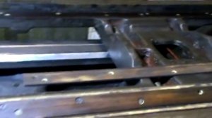 Шлифовка станины станка.