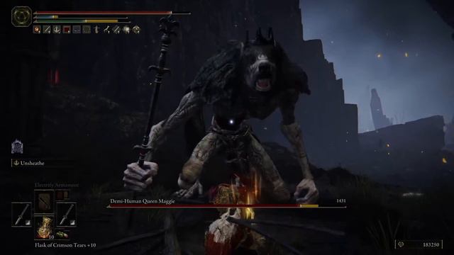 Elden Ring (PS5) - Demi-Human Queen Maggie (Mt. Gelmir) смотреть онлайн