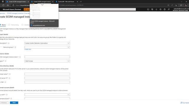 Deploy Azure Monitor SCOM Managed instance смотреть онлайн