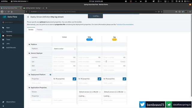 Creating a http log stream with Spring Cloud Data Flow смотреть онлайн