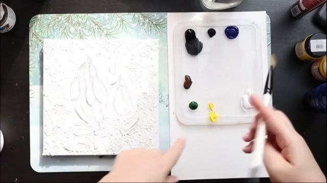 Как создать эффект инея и снега на холсте? смотреть онлайн