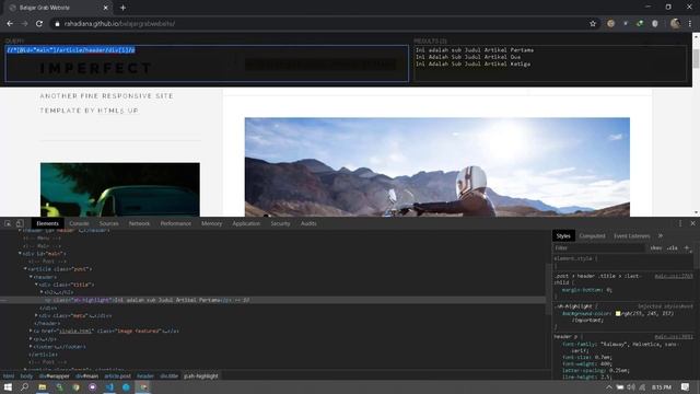 Tutorial Cara Web Scraping /Grabbing Website Dengan Mudah смотреть онлайн