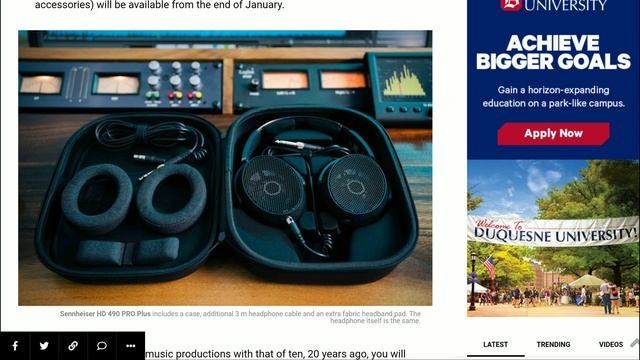 Sennheiser HD 490 Pro & Sennheiser HD 490 Pro Plus Studio Headphones Launches For Only $400