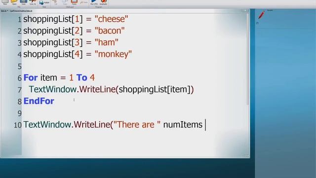 Small Basic 1.10 Arrays Lists смотреть онлайн