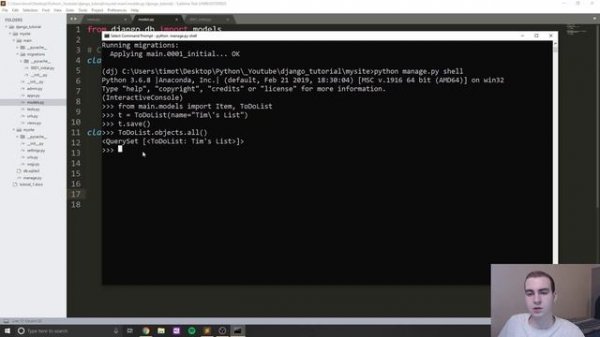 Django Tutorial - SQLite3 DataBase Tutorial