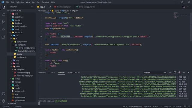 Menampilkan Halaman Tanpa Refresh Menggunakan Vue Router di Laravel & Vue Js смотреть онлайн