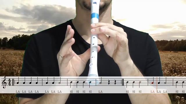 Lassie Walk - Tutorial flauta con partitura | Karaoke instrumental смотреть онлайн