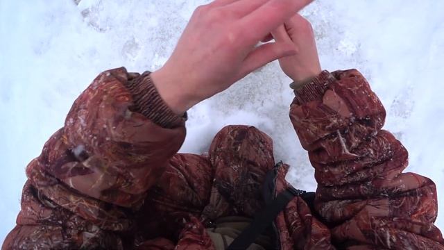 Хариус зимой. Рыбалка на лесной реке. Ленинградская область. 2021 г. смотреть онлайн